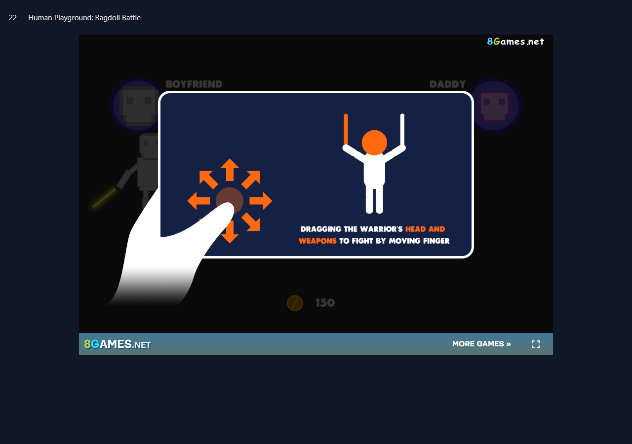 Human Playground: Ragdoll Battle during the isolated browser check